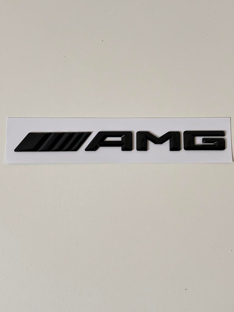 Mercedes AMG embleem / logo achterkant Glossy Black, Ophalen of Verzenden, Nieuw, Achter, Mercedes-Benz