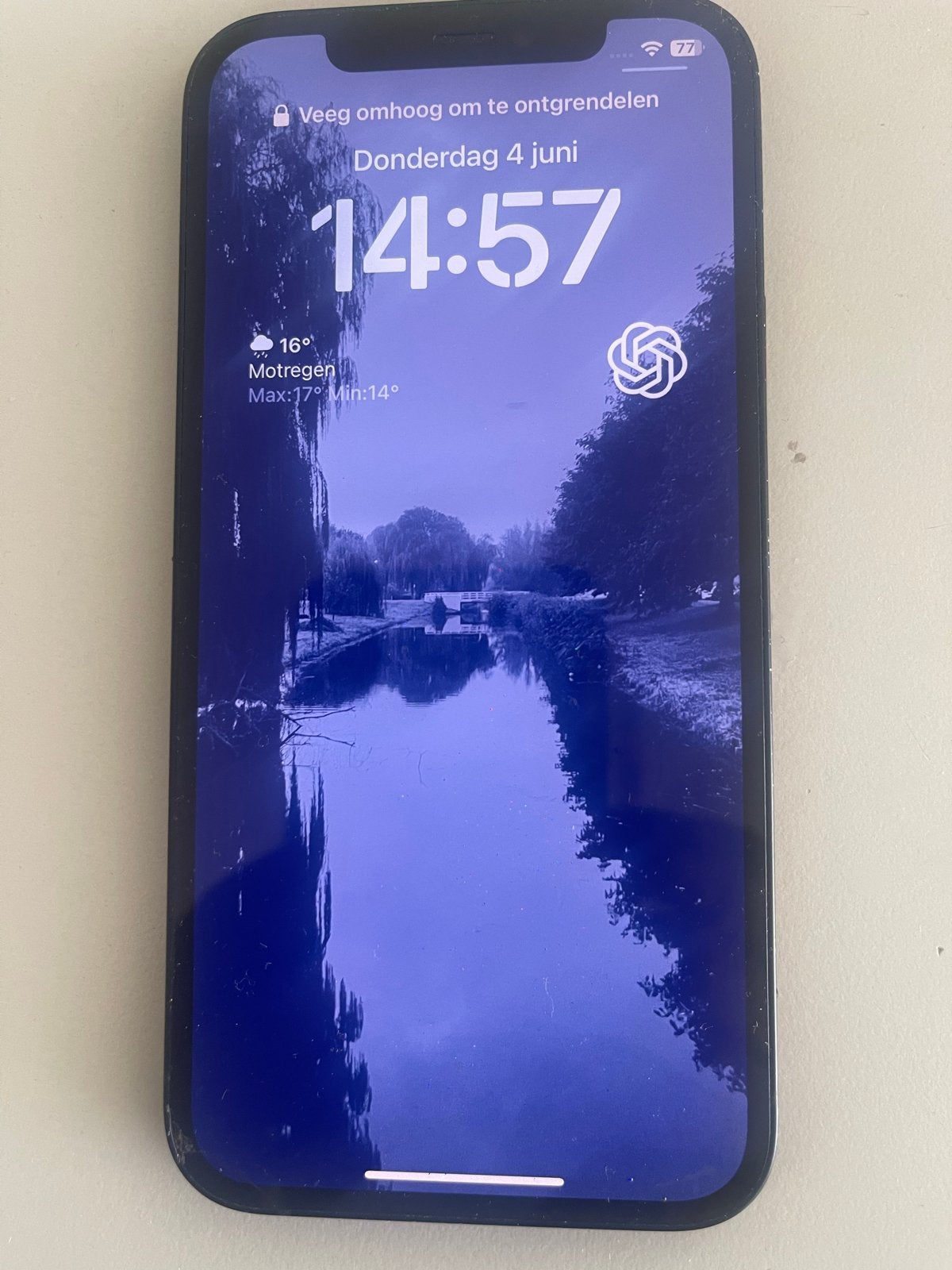 iPhone 12 Zwart 64GB - Goede staat, 80% batterij, Gebruikt, Zwart, Ophalen of Verzenden, Zonder simlock