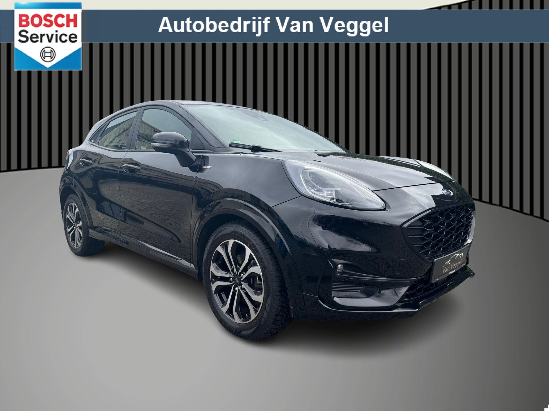 Ford Puma 1.0 EcoBoost Hybrid ST-Line virtual cockpit, stoel, Auto's, Voorwielaandrijving, Stof, Zwart, Bedrijf