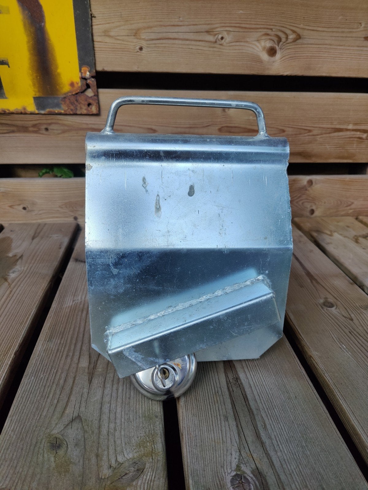 Robuust Disselslot voor aanhanger of caravan, Ophalen of Verzenden, Gebruikt