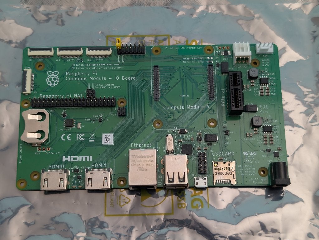 Raspberry Pi Compute Module 4 IO Board CM4 Carrierboard