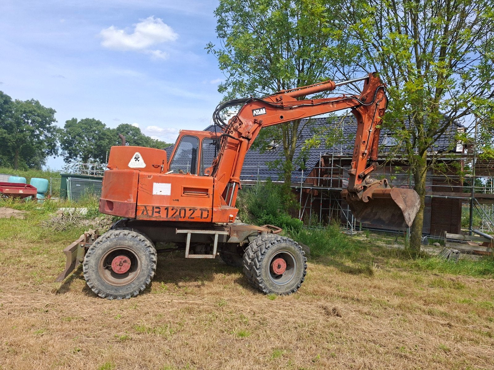 atlas AB 1202 D, Ophalen, Graafmachine