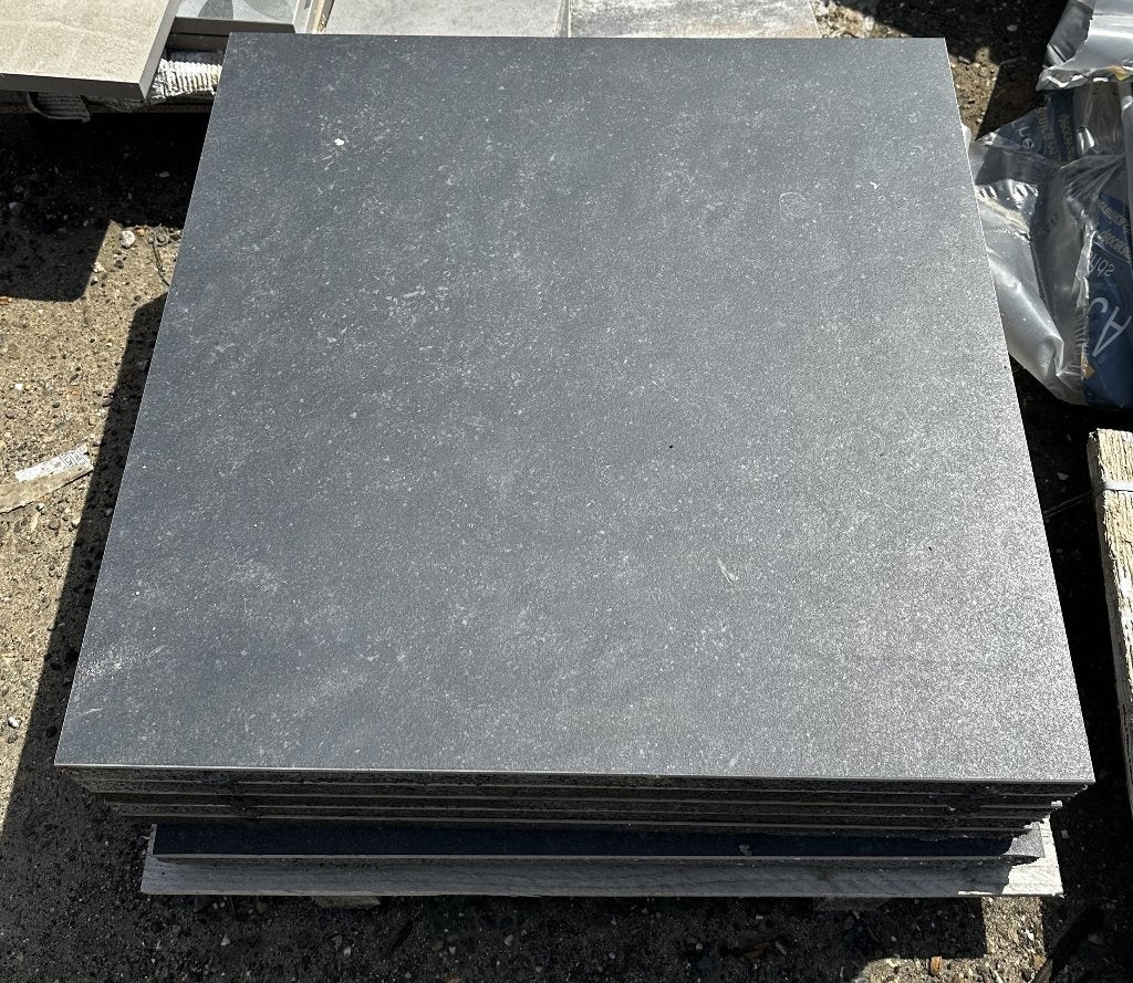 Partij 6st. Keramiek 80x80x4cm Antraciet, Tuin en Terras, Tegels en Klinkers, Ophalen, Keramiek, Nieuw, Minder dan 5 m²
