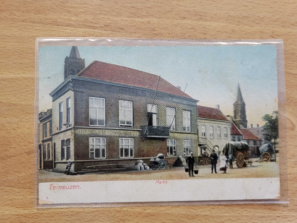 ansicht Terneuzen Markt, Ophalen of Verzenden, Voor 1920, Zeeland