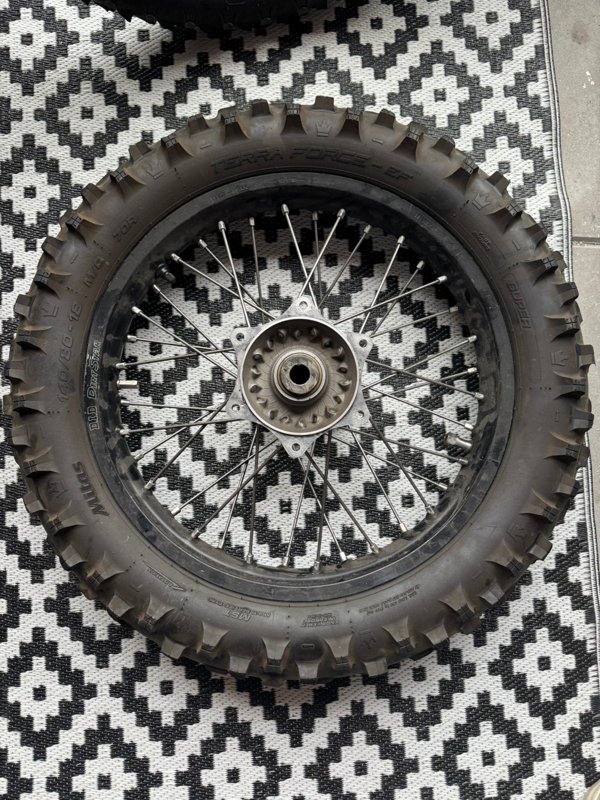 D.I.D Dirtstar Husqvarna enduro velgen 18”/21”, Ophalen of Verzenden, Gebruikt