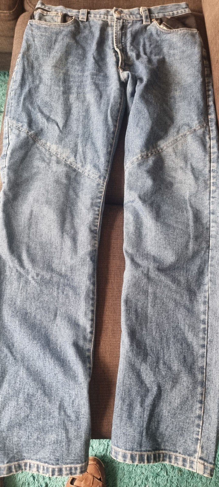 Nette spijker motorbroek met bescherming, Motoren, Ophalen of Verzenden, Tweedehands, Dames, Broek | textiel