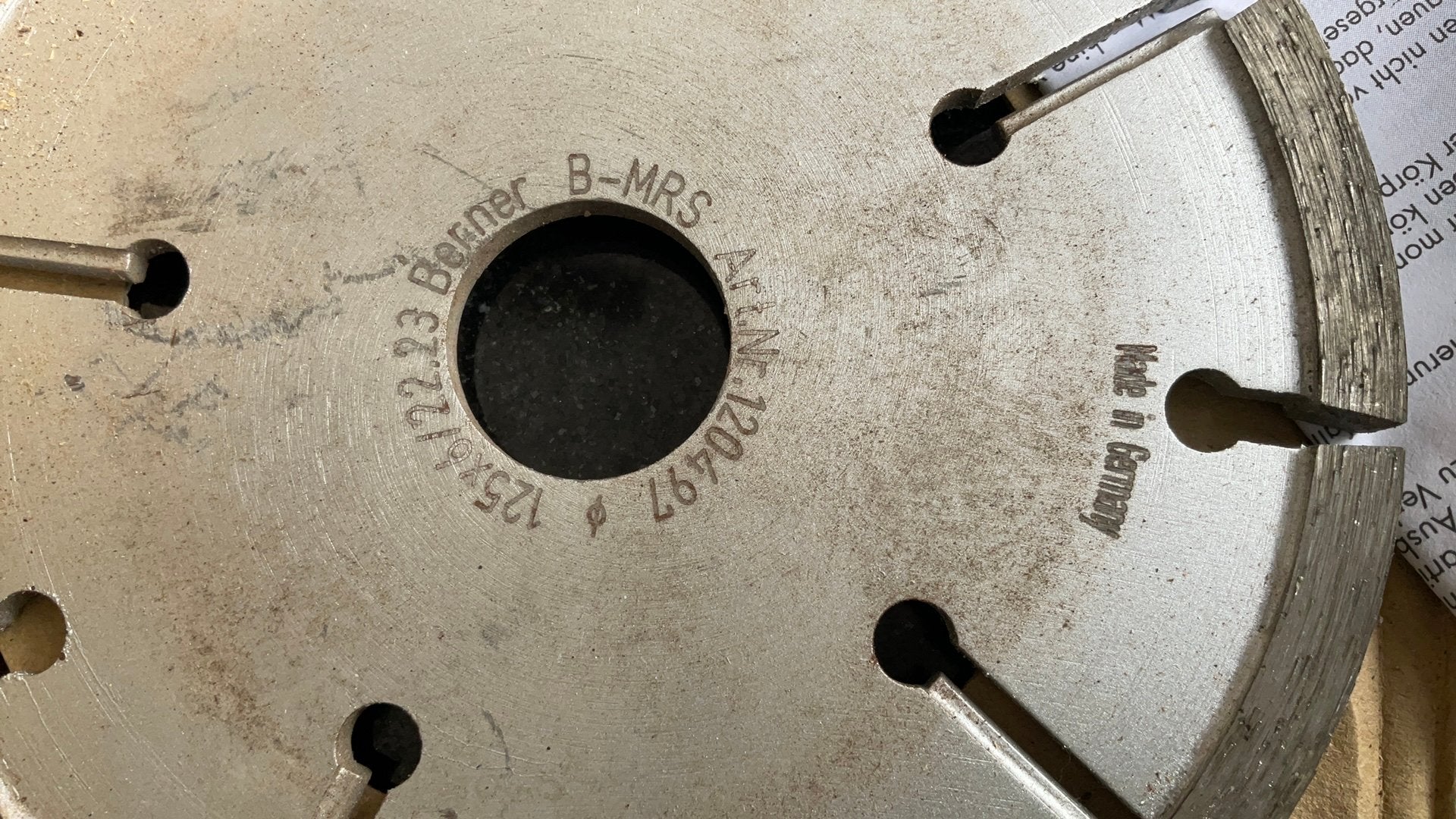 Voegenslijpschijf, Doe-het-zelf en Verbouw, Gereedschap | Zaagmachines, Ophalen of Verzenden, Nieuw, 1200 watt of meer, 70 mm of meer