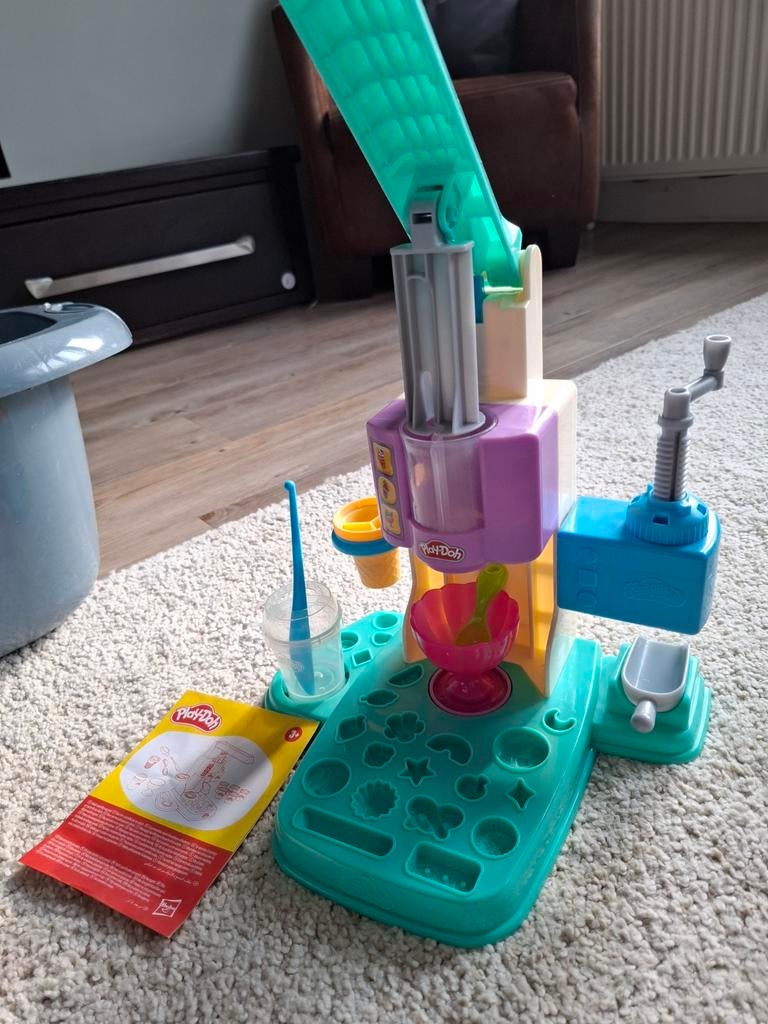 Play-Doh ijsmachine speelset, Ophalen of Verzenden, Zo goed als nieuw