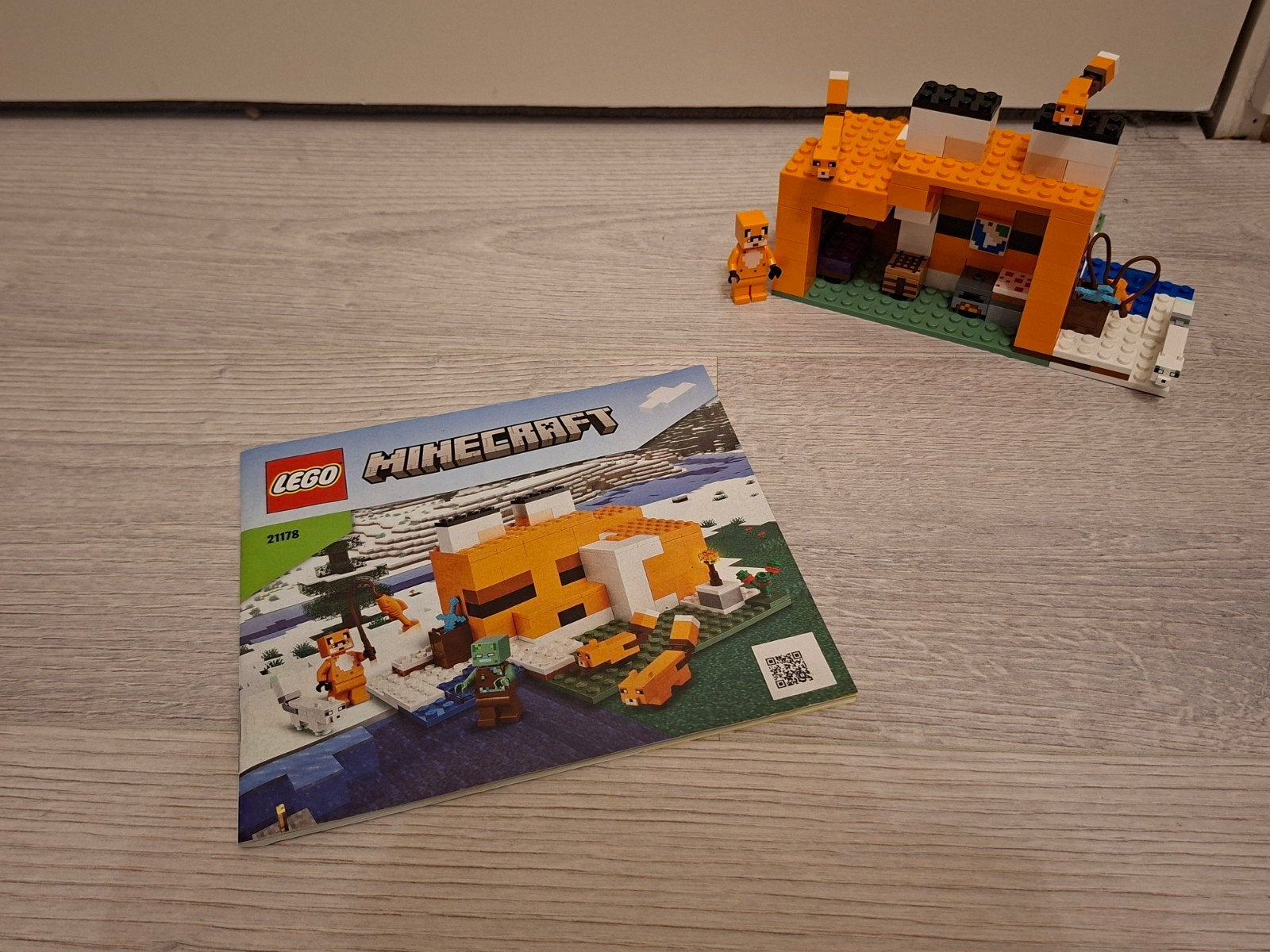 Lego Minecraft De Vossenlodge (21178), Minecraft, Lego, Compleet, Ophalen of Verzenden