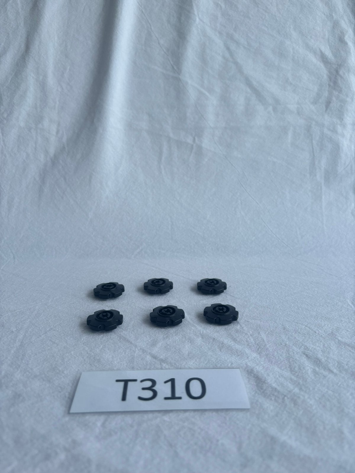 Lego Technic kleine zwarte tandwielen voor rupsbanden - T310, Lego, Lego, Lego, Ophalen of Verzenden