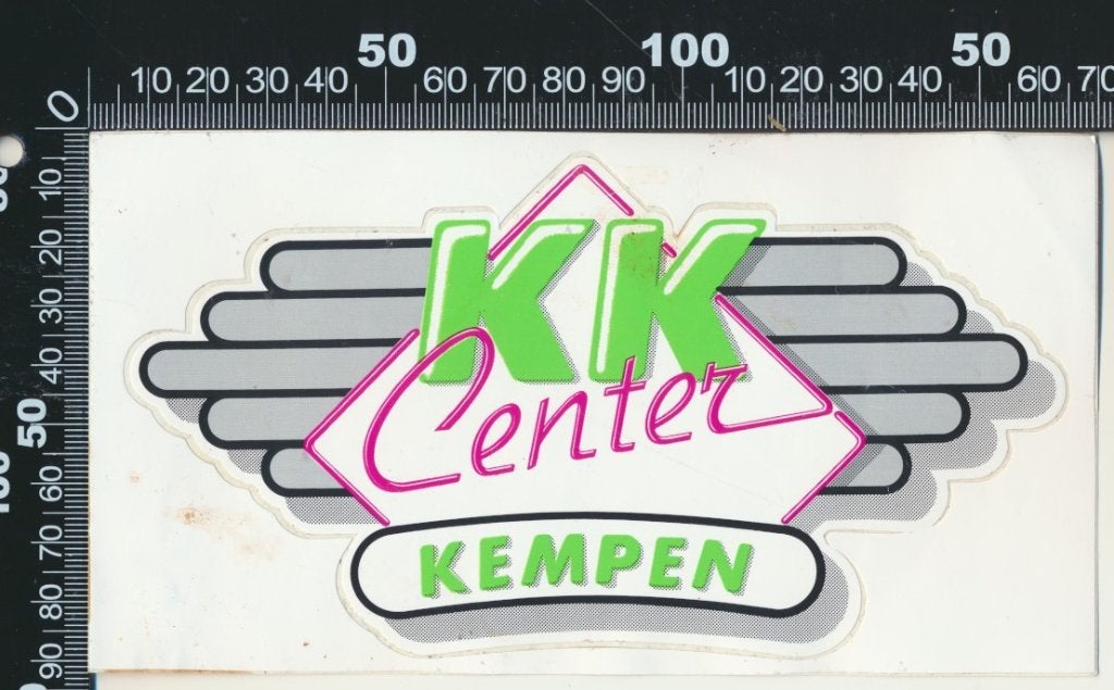Sticker: KK Center - Kempen, Verzenden, Zo goed als nieuw, Bedrijf of Vereniging