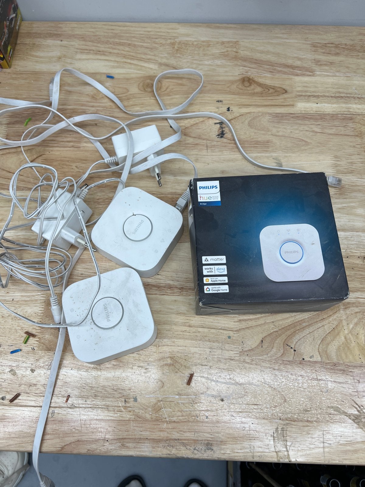 3 x Philips Hue Bridge, Smart home compatibel, Ophalen of Verzenden, Gebruikt, Philips Hue