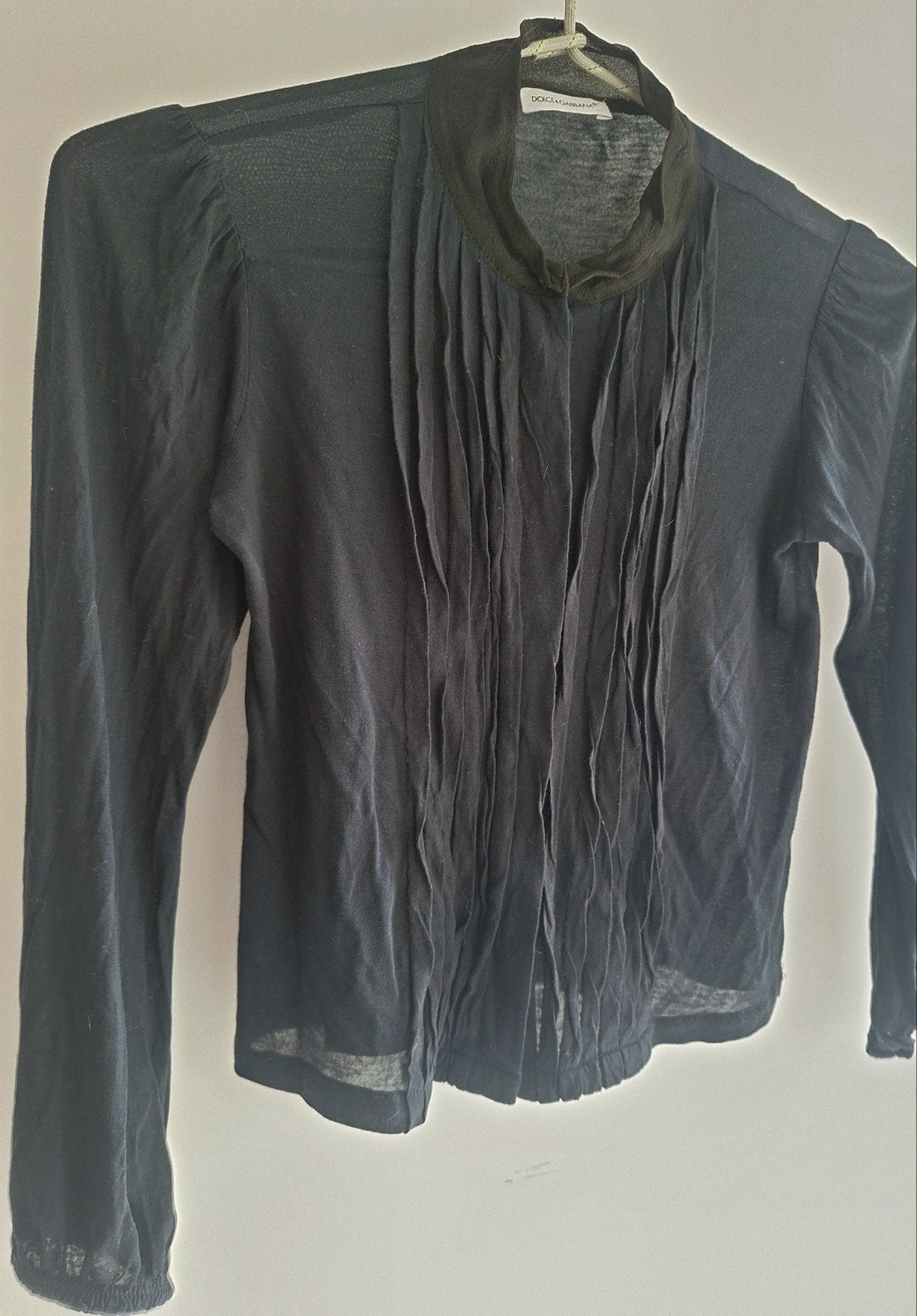 Dolce & Gabbana zwarte blouse kinderen 7 tot 11 jaar, Jongen of Meisje, Overhemd of Blouse, Ophalen of Verzenden, Dolce & gabbana