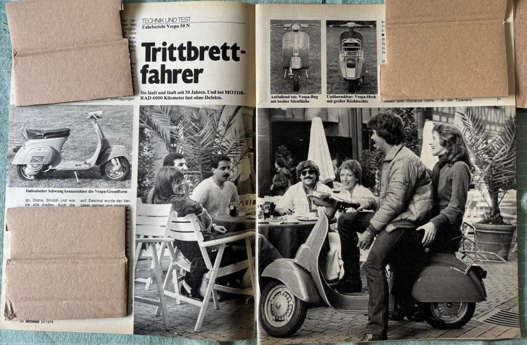 Verslag 1979 Vespa 50N, Verzenden, Zo goed als nieuw