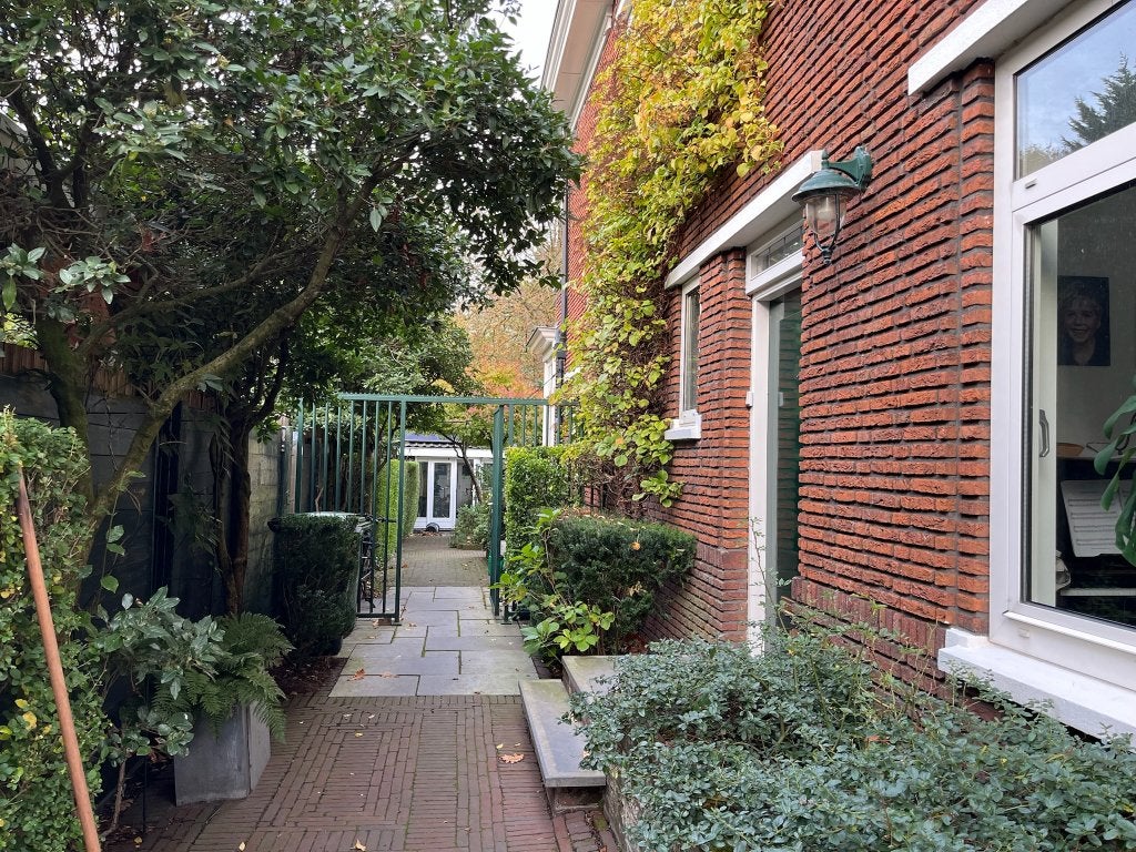 IJzeren tuinhek met deur, Tuin en Terras, Ophalen, Met poort, Gebruikt, Tuinhek