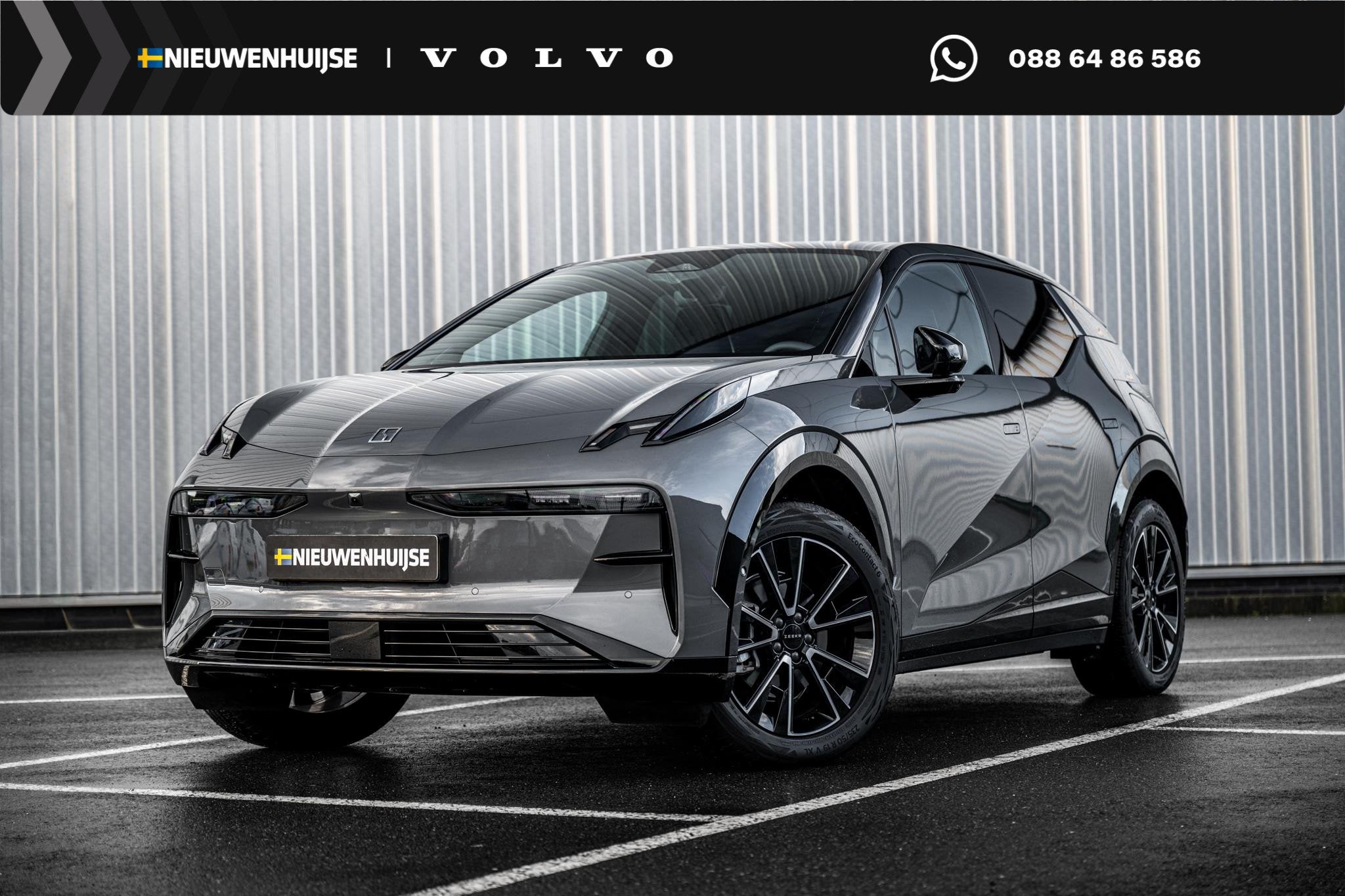 ZEEKR X RWD Long Range 69 kWh | Warmtepomp | Trekhaak | Two-, Auto's, Gebruikt, Zwart, Origineel Nederlands, 1600 kg
