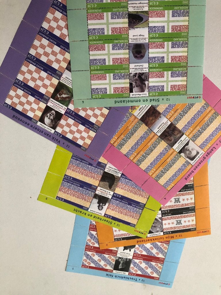 postzegelvelletjes 12 stuks provinciezegels met 40% korting, Verzenden, Na 1940, Postfris