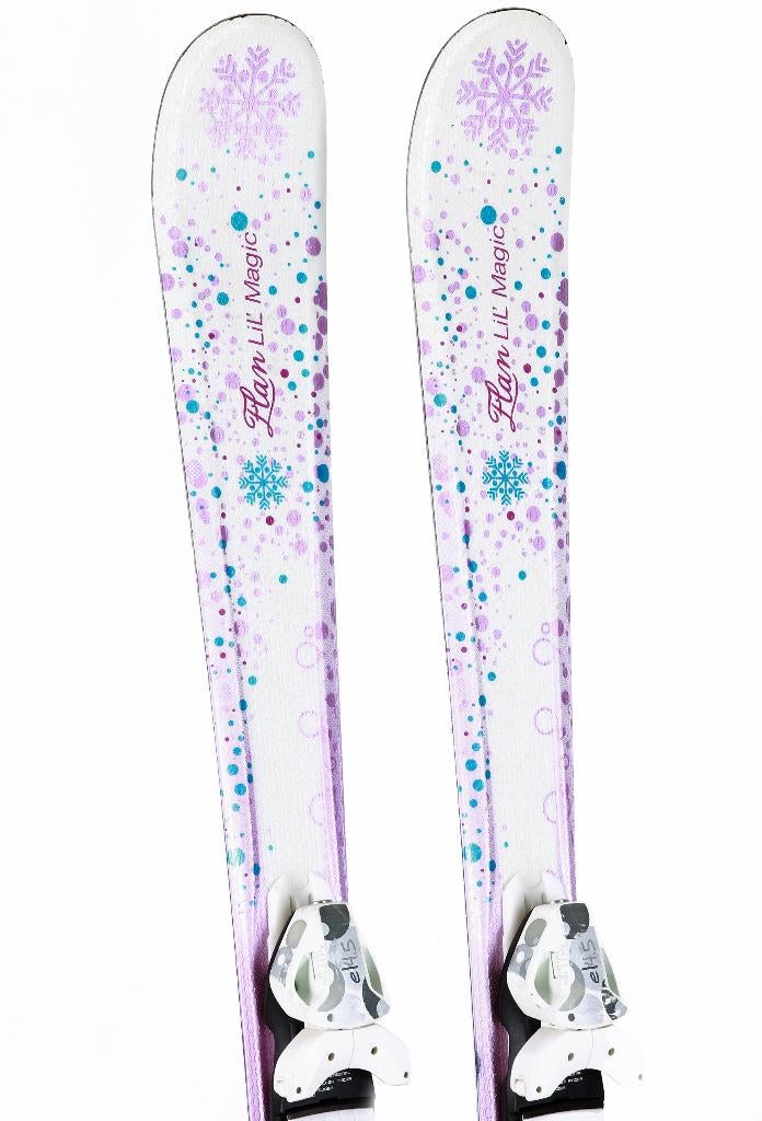 130 kinder ski's ELAN LIL MAGIC, synflex + Elan 4.5, Overige merken, Gebruikt, 100 tot 140 cm, Ophalen of Verzenden