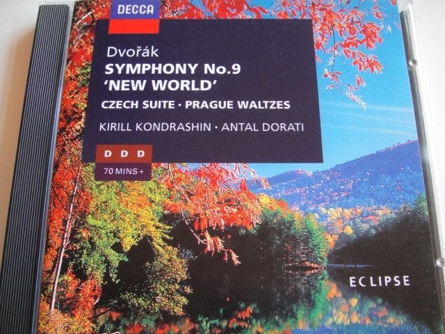 DVORAK Symphony no. 9 CD KONDRASHIN DECCA ECLIPSE NIEUWSTAAT, Ophalen of Verzenden, Romantiek, Zo goed als nieuw, Orkest of Ballet
