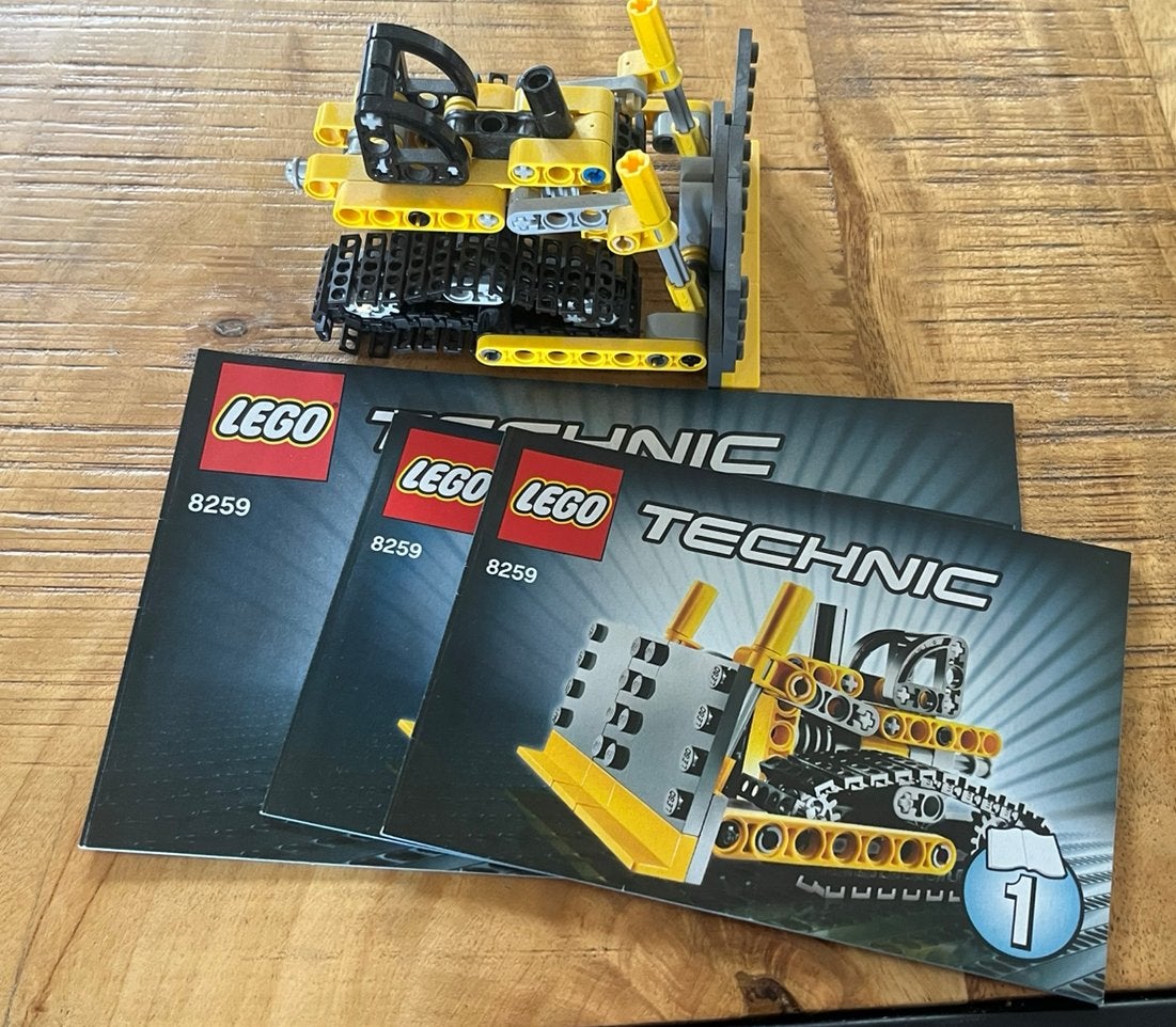 Lego Technic Mini Bulldozer 8259, Ophalen of Verzenden, Zo goed als nieuw
