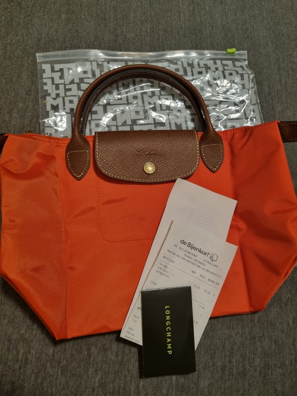 Longchamp Le Pliage Tas Maat S - Nieuw, Bijenkorf, Ophalen of Verzenden