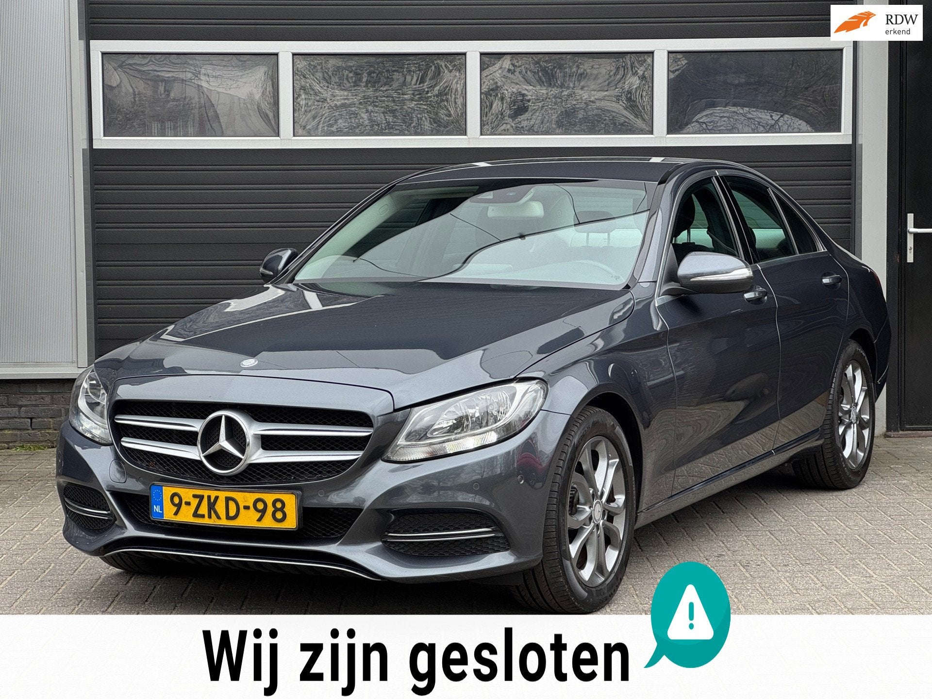 Mercedes-Benz C-klasse 180 Prestige Navi, Stoelverwarming, C, Auto's, Mercedes-Benz, Automaat, Euro 6, Bedrijf, Automatische klimaatregeling
