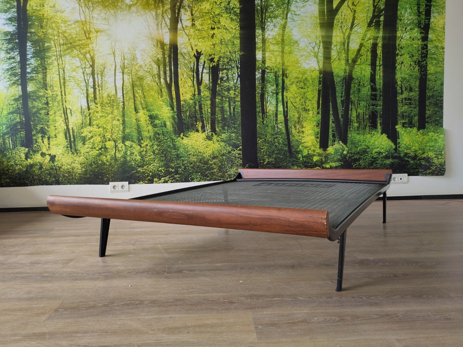 Auping Cleopatra daybed twijfelaar Cordemeyer lounge bed, Ophalen, Gebruikt, Zwart, Postbus 100, 7400 AC Deventer, Nederland