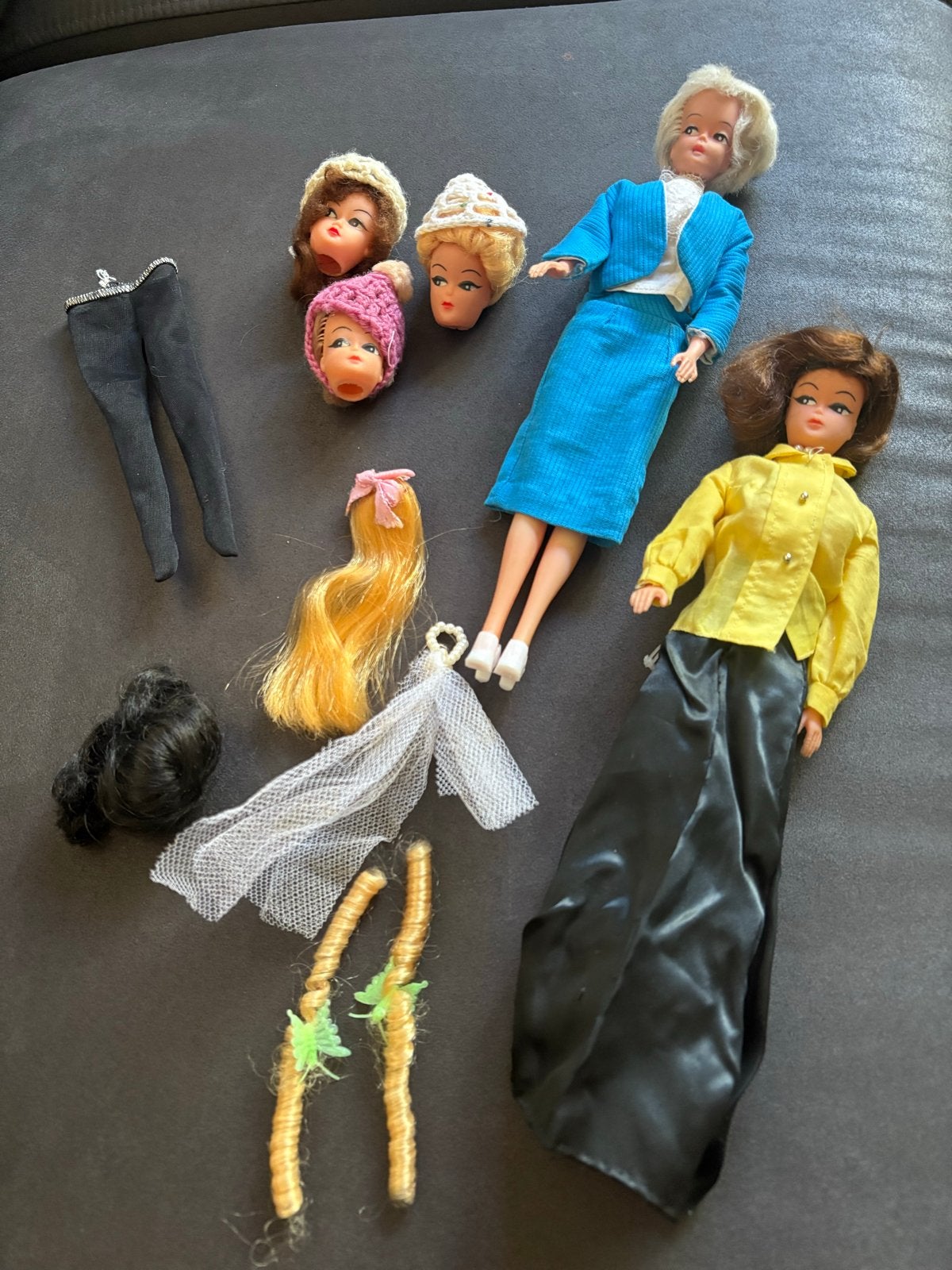 Vintage Barbie kloon poppen met accessoires, Ophalen of Verzenden, Gebruikt, Barbie