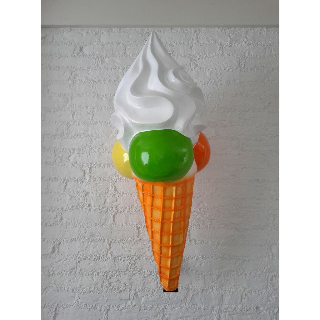 Schepijsje 90 cm - polyster schepijs op ijshoorn met beugel, Ophalen, HorecaBeelden, Overige typen, Nieuw