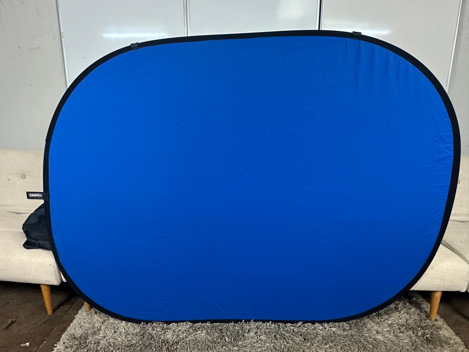 Caruba Opvouwbaar Green / Blue Screen 200x150 draagtas, Audio, Tv en Foto, Fotografie | Fotostudio en Toebehoren, Ophalen, Caruba