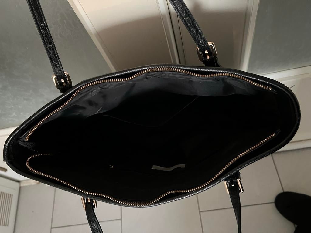 Zwarte schouder tas, Ophalen, Zo goed als nieuw, Zwart, Handtas