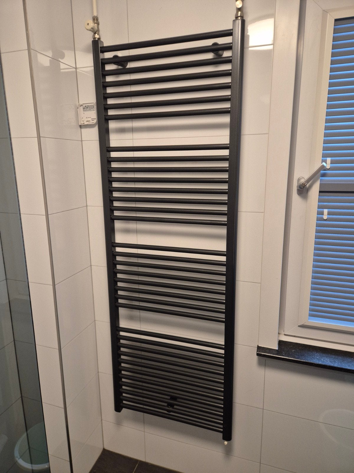plieger antraciet designradiator / verwarming 60 x 170 cm, Ophalen, Zo goed als nieuw, Radiator, 80 cm of meer