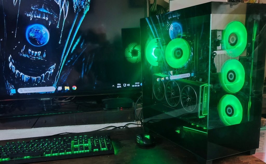 Gaming PC met AMD Ryzen 5 3600 en RX 6750 XT, 740 Gb SSD, 32 GB, Refurbished, Ophalen of Verzenden