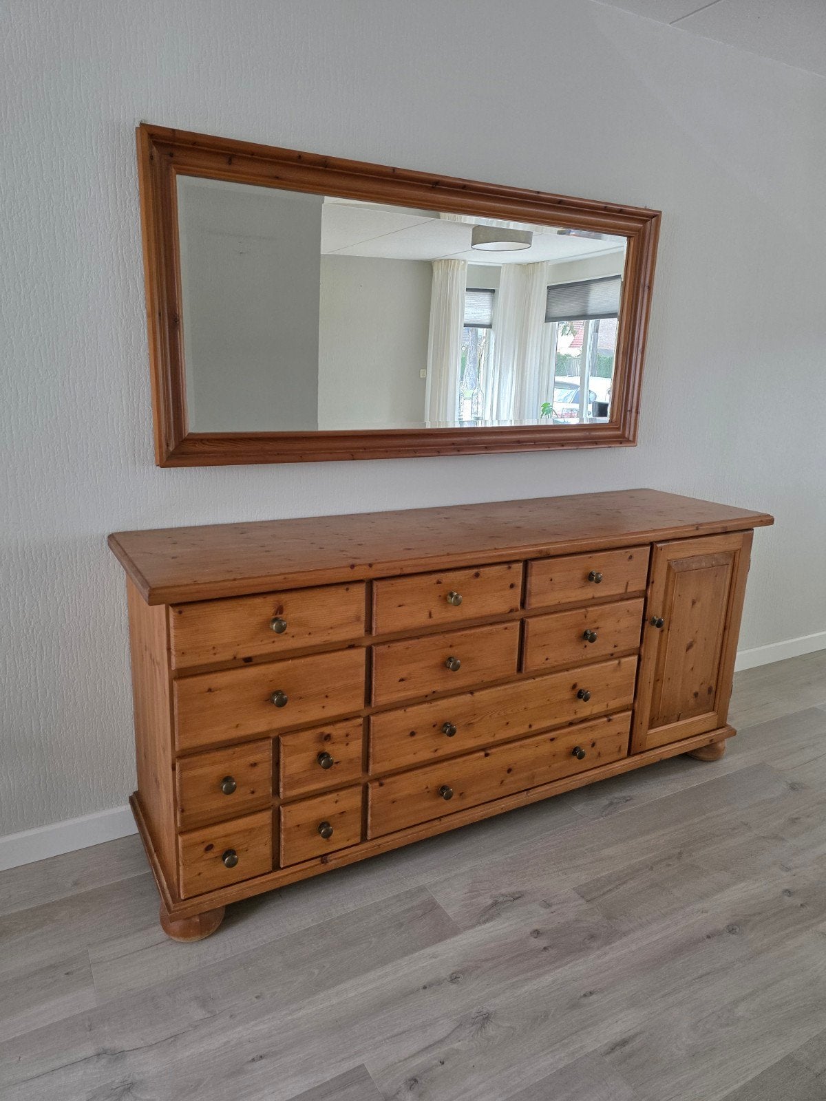 GRATIS: Grenen meubelen + 2 stoelen, Ophalen, Gebruikt, 50 tot 100 cm, Landelijk