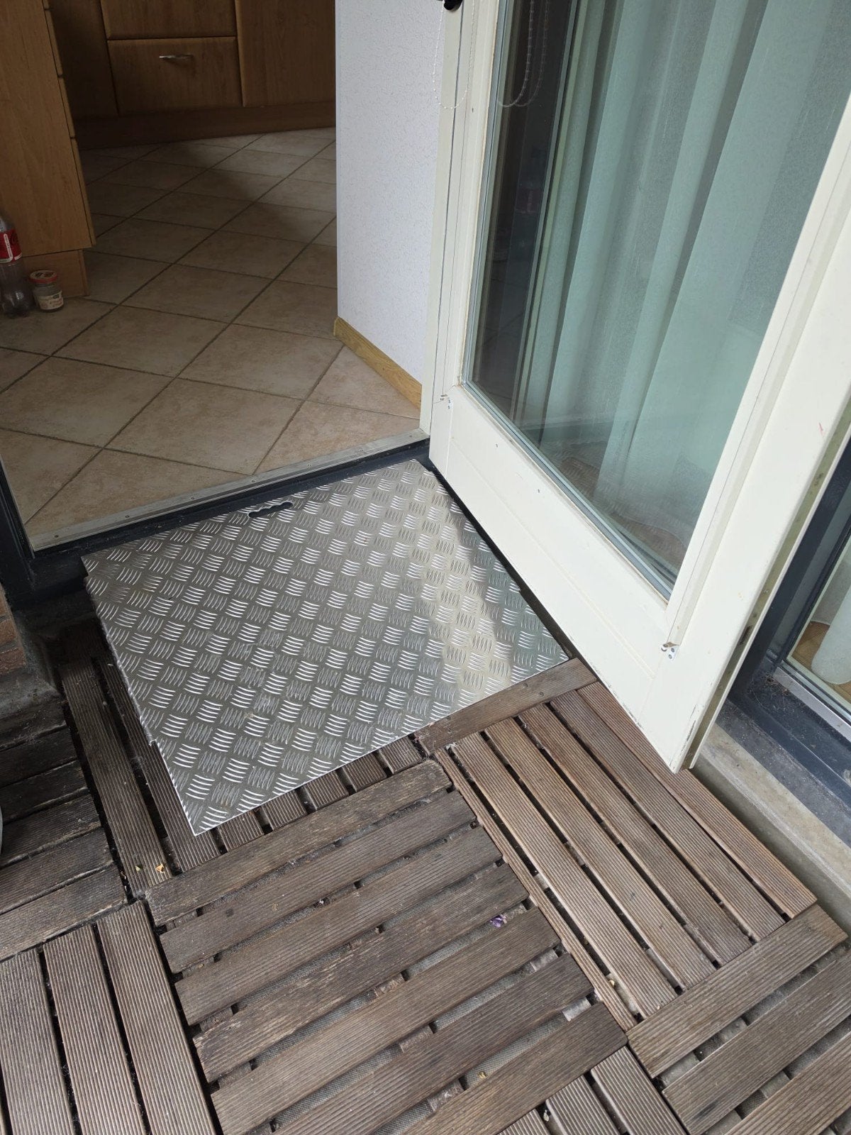 2x Aluminium Plaat - Antislip Traanplaat, Ophalen of Verzenden, Gebruikt, Aluminium