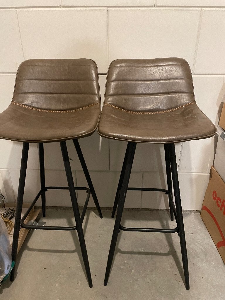 Dimehouse Industriële Barkruk Jack - 76 cm, 4 krukken, Ophalen, Zo goed als nieuw, 60 tot 90 cm