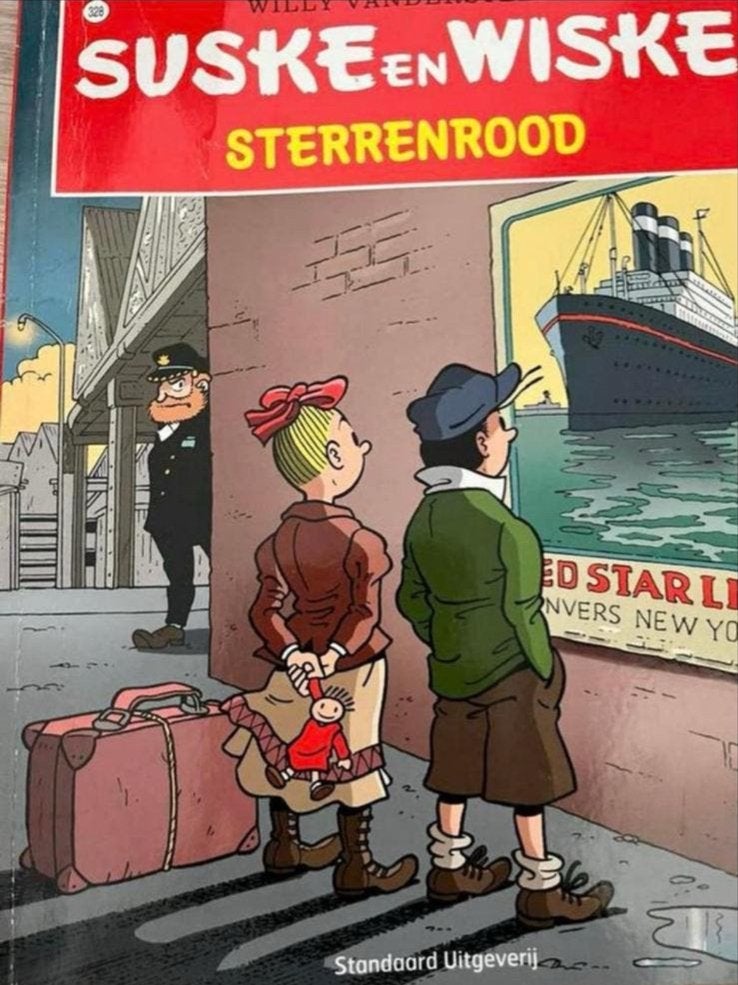 Suske en Wiske - Sterrenrood - Avontuur op de Red Star Line, Eén stripboek, Ophalen of Verzenden, Gelezen