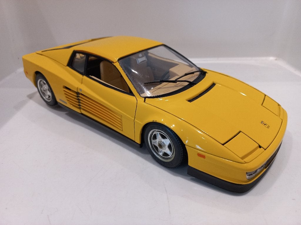 Ferrari Testarossa 1984 Bburago 1:18 modelauto 144, Ophalen of Verzenden, Zo goed als nieuw, Auto, Bburago