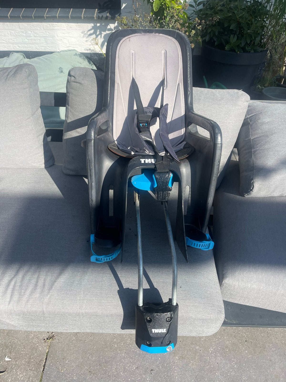 Thule Fietsstoeltje Achterzitje - gebruikt, Fietsen en Brommers, Ophalen, Achterzitje, 9 t/m 18 kg, Gebruikt