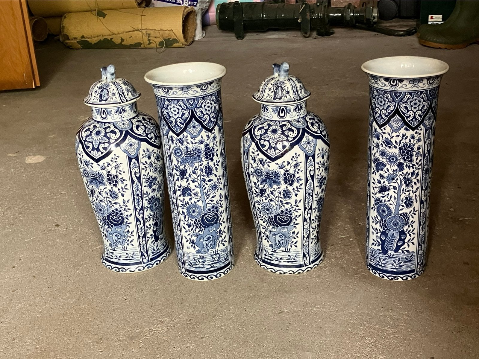 Delftsblauwe vazen, Antiek en Kunst, Ophalen