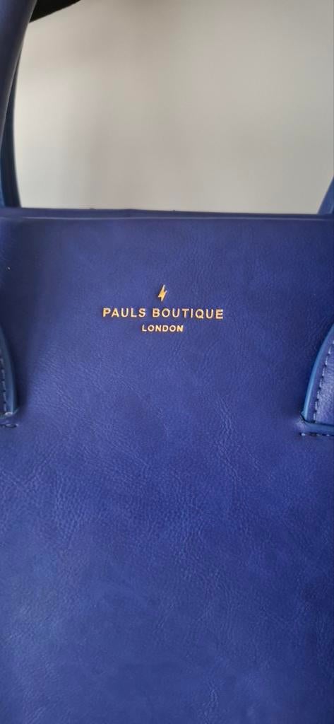 Paul's Boutique London Blauwe Handtas - Zo goed als nieuw, Sieraden, Tassen en Uiterlijk, Tassen | Damestassen, Ophalen of Verzenden