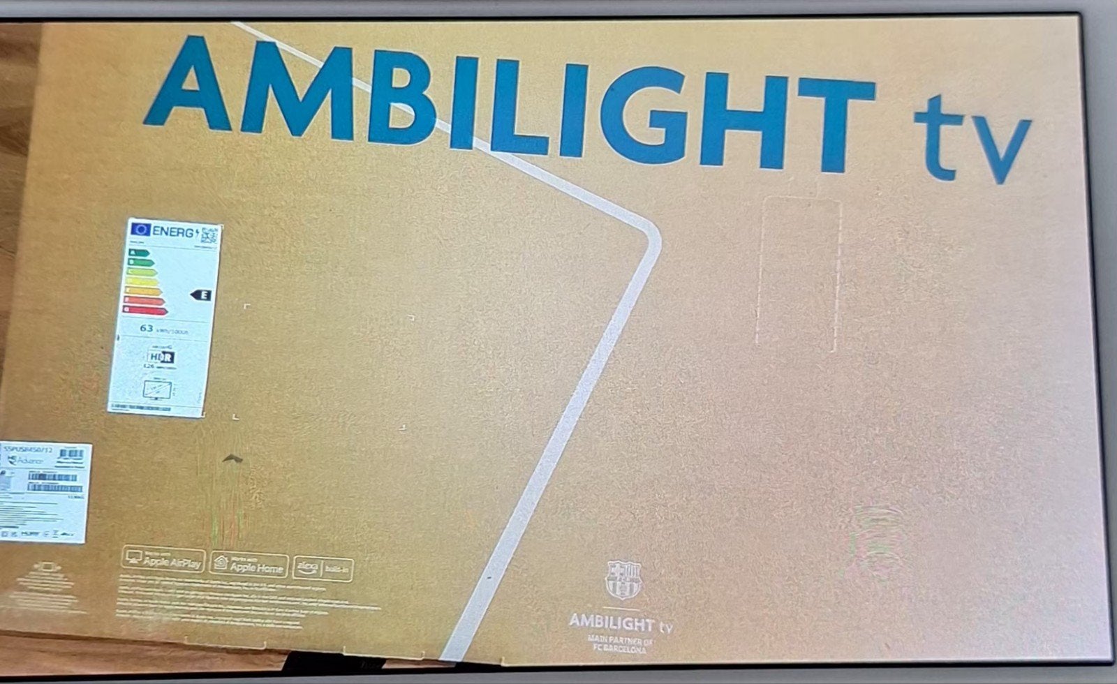 Philips 55 inch Ambilight 4K Smart TV - Nieuw in doos, Ophalen, Philips, Nieuw, 100 cm of meer