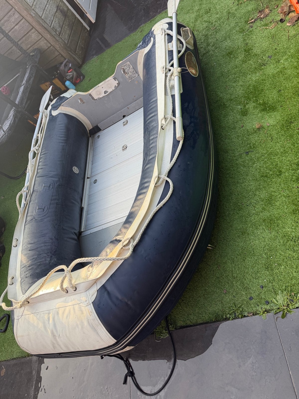 Allpa rubberboot met peddels, Watersport en Boten, Aluminium, Gebruikt, Peddels, Ophalen