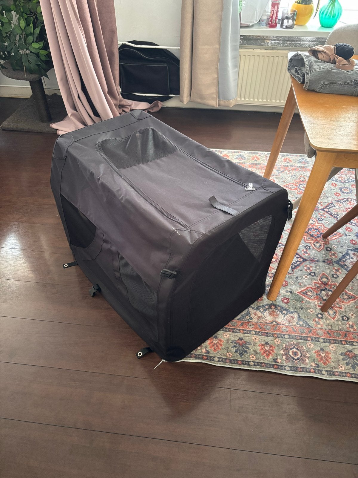 Gebruikt hondenbench 80x55x60, Ophalen