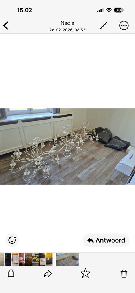 3lampen te koop, Ophalen, Zo goed als nieuw, 50 tot 75 cm