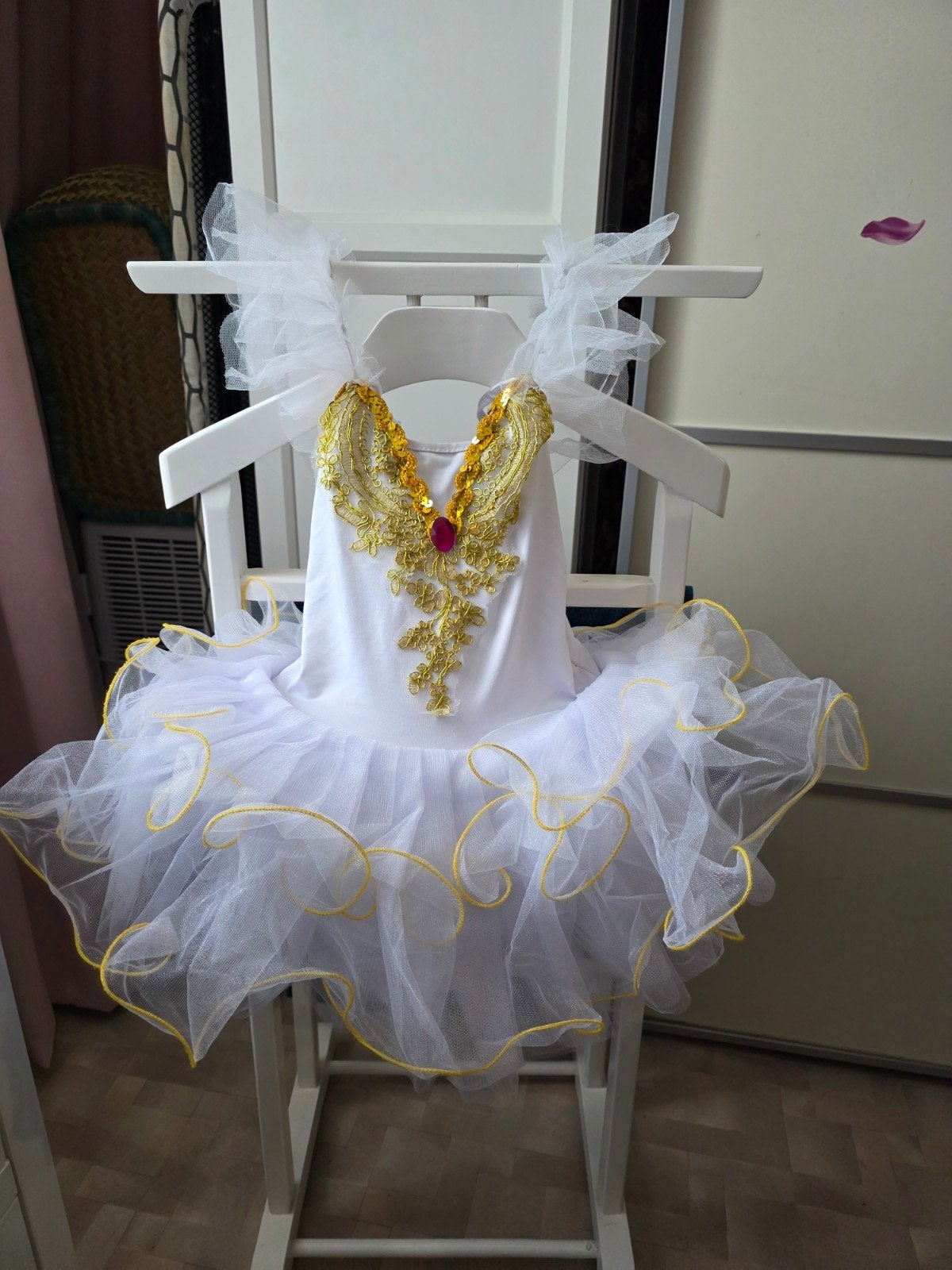 Balletjurkje voor meisje 6-7 jaar - Zo goed als nieuw, Ophalen, Zo goed als nieuw, Kleding