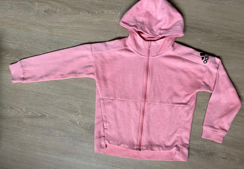 Roze Adidas vestje maat 128, Verzenden, Zo goed als nieuw, Meisje, Trui of Vest