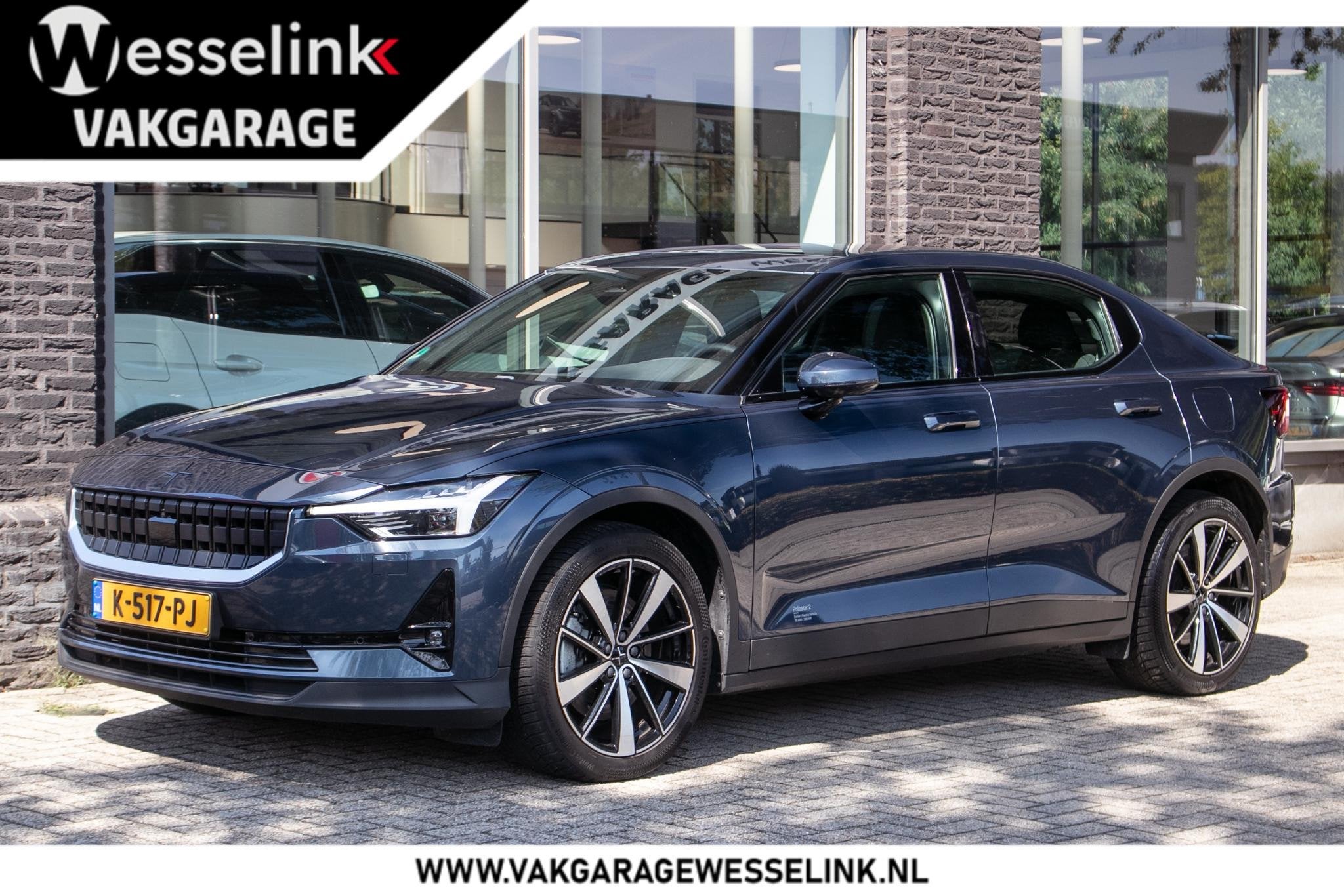 Polestar 2 Long Range Dual Motor Launch Edition 78kWh | SOH, Auto's, Polestar 2, Stof, Gebruikt, Zwart