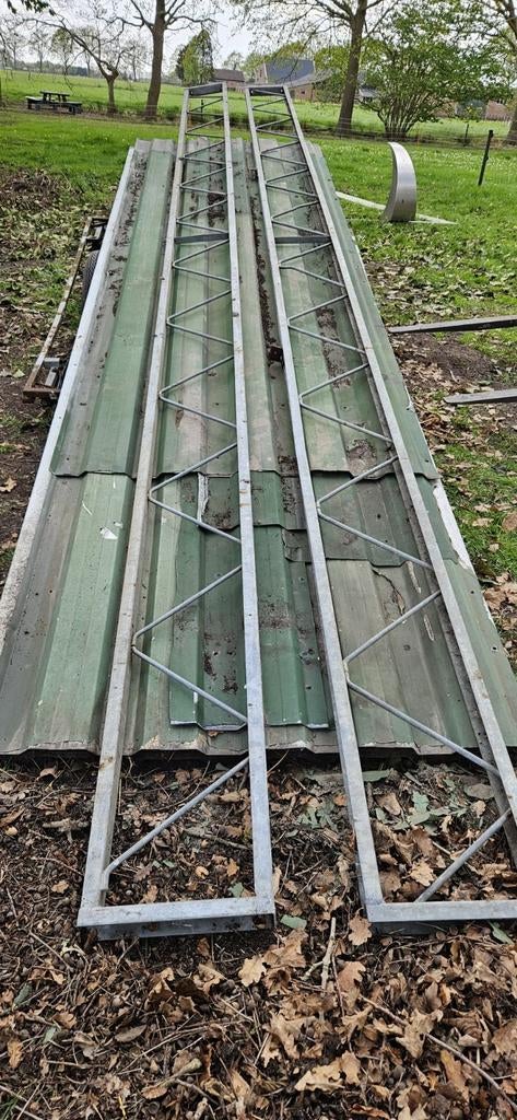 Metalen spanten en staanders voor constructie, Doe-het-zelf en Verbouw, Metalen, Ophalen, Gebruikt, IJzer