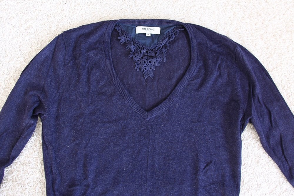 Mooie The Sting Trui (M) - 72 € 20,-, Maat 38/40 (M), The Sting, Blauw, Ophalen of Verzenden